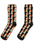 Socks Beaker Unique Comic Birthday Portrait Running 3 Thanksgiving No Sports Socks Presents Gifts For Christmas Men Women