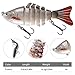 Menolana 5 Pieces Fishing Lures for Bass,Trout Crappie,Soft Lifelike Swimbait for Bass Trout Walleye,Crappie Pike,Slow Sinking Action