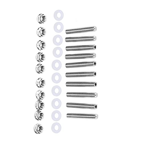 Intake Manifold Studs Bolt Kit 1320 Rider Intake Manifold Stainless Extended Stud Studs Bolt Kit Performance Replacement For Honda Acura B D H F B18 Gsr Si Engine Series All Models #TOP2