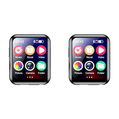 Lecteur MP3 Bluetooth 5.4 HiFi pour le sport et le voyage avec écran tactile et haut-parleur