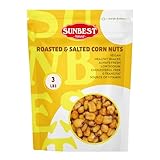 Sunbest Natural Roasted Corn – 3 lb Bulk Bag (48 oz) – Toasted, Salted & Crunchy – All-Natural, No Artificial Flavors – Perfect for Guilt-Free, On-the-Go Snacking