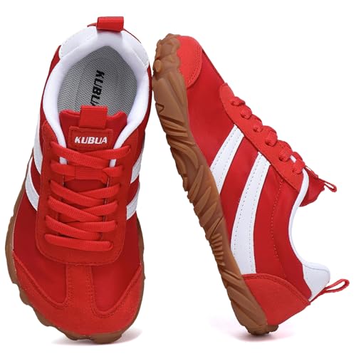 Image of KUBUA Kids Barefoot Shoes Boys Girls Wide Toe Box Zero Drop Sneakers | Breathable Lightweight, Reinforced Toe, Minimalist, Hiking, Tennis, Running, Walking, School, Toddler, Little Kid, Big Kid