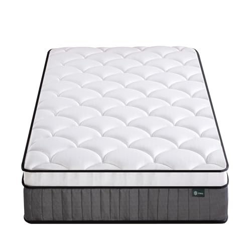 Zinus Hybrid Taschenfederkernmatratze 90x200cm - Härtegrad H2/H3 - Höhe 25 cm - Kühlende Ergonomische Memory Foam Matratze - Oeko-TEX Zertifiziert - Produziert nach Deutschem Qualitätsstandard
