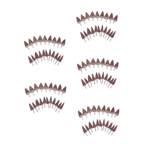 Roues à lamelles assorties OSALADI pour polisseuse et voiture kit de 100 têtes abrasives coniques
