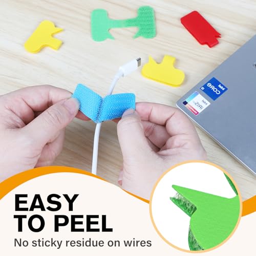 Étiquettes de câble de bureau SummerBrite pour organiser les fils d'appareils électroniques - 5