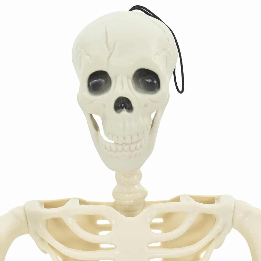 vidaXL Scheletro di Halloween 2 pz Bianco 85 cm PVC