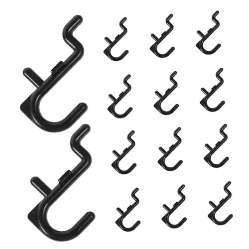 GARVALON Sturdy Plastic Hooks Garage Pegboard Hook Set for Efficient Tool Organization