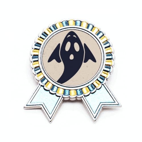 Broche pour Halloween Art Déco en métal taille M avec motif d'ailes rétro