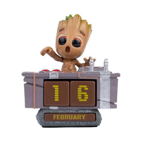 Grupo Erik Ewiger Kalender Marvel Groot Figur Death Button - 3D Kalender...