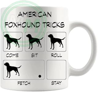American Foxhound Tricks Mug Gifts For Doggy Moms And Dads