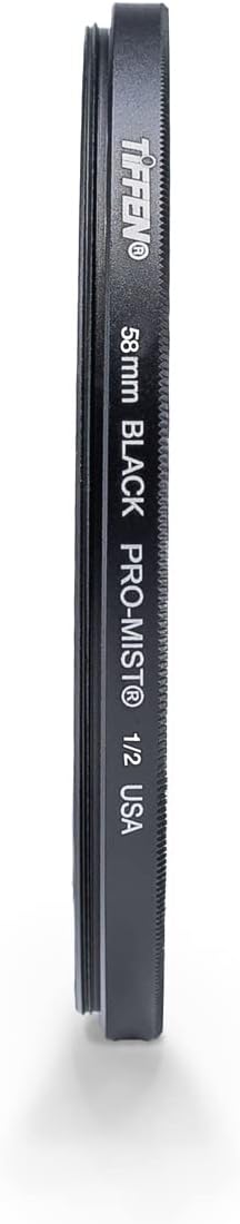 Tiffen 58BPM12 58mm Black Pro-Mist 1/2 Diffusion Camera Filter