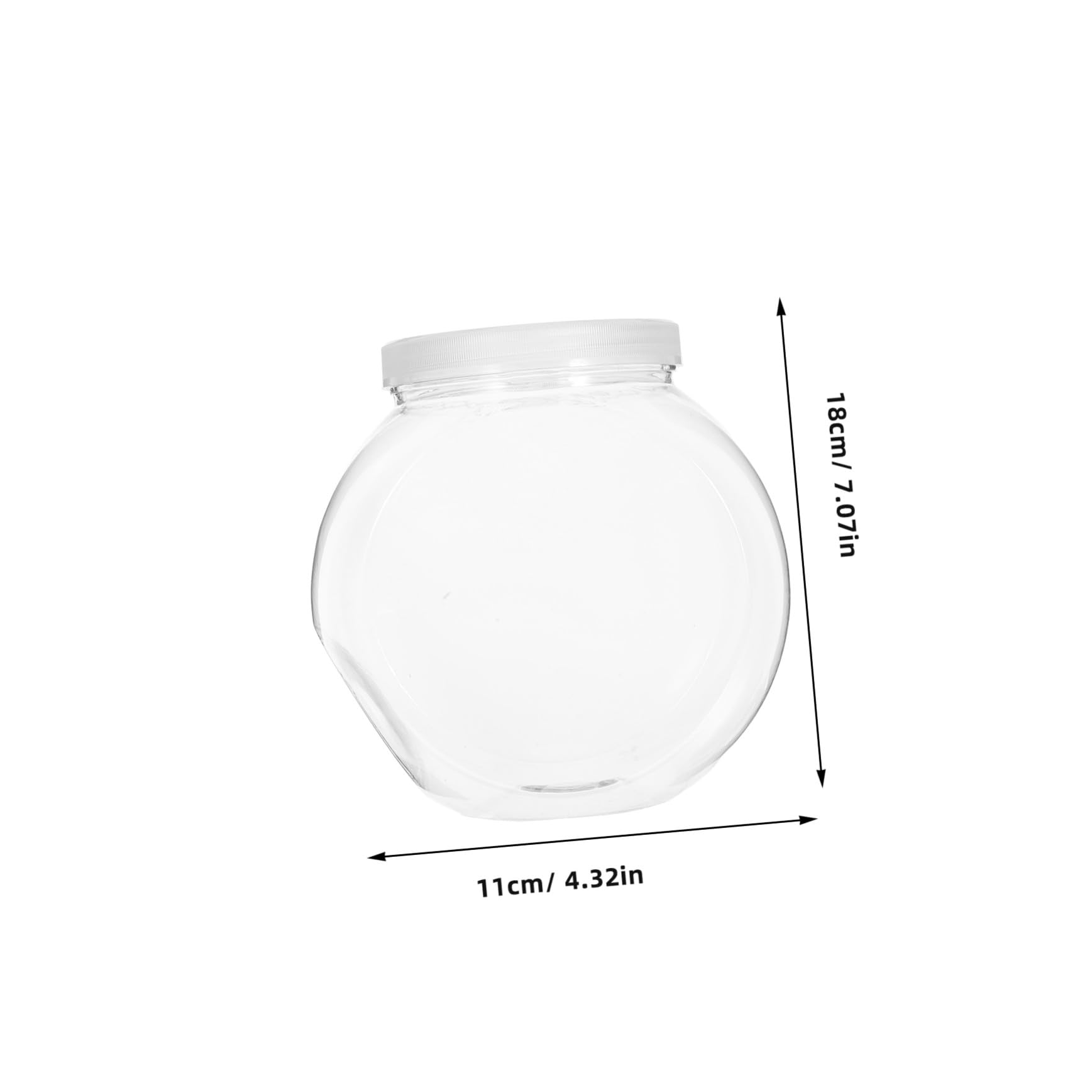 Toyvian Lot De 4 Boîtes De Conservation En Plastique Pour Biscuits Et Bonbons