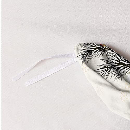 Holiyjog 3D Christmas Duvet Cover Set Red Bow Pattern Comforter Covers And Pillow Shams Buff Color Bedding Sets Twin Size Xmas Gift Decorations #TOP3