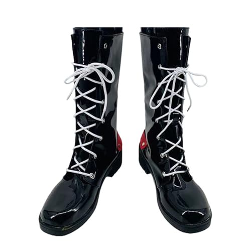 Z ZARPION Teto Cosplay Shoes Long Hight Teto Boots Black Halloween Shoestetoshoes-women-8.5