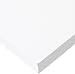 Seaboard High Density Polyethylene Sheet, Matte Finish, 3/4" Thick, 12" Length x 24" Width, Polar White