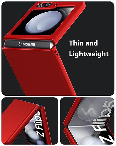 Cresee Case For Samsung Galaxy Z Flip 5 (2023) Thin Hard Matte Phone Case For Galaxy Z Flip5 thumb #3