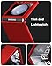 Cresee Case for Samsung Galaxy Z Flip 5 (2023) Thin Hard Matte Phone Case for Galaxy Z Flip5 - Red
