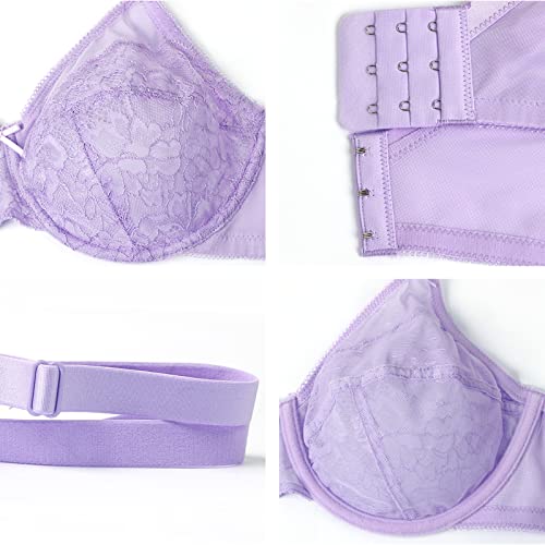 image for HSIA Minimizer Bras for Women Full Coverage Underwire Bras Plus Size L