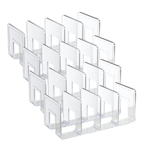 4 Pack Clear Acrylic File Organizer Purse Organizer File Sorter Desktop File Folder Organizer for Book Envelopes Mail Document Notebook Office Supplies Handbag
