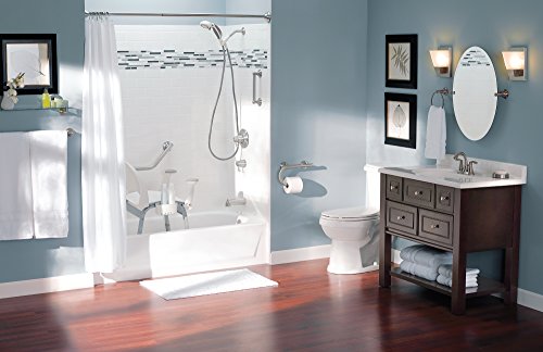 Moen Dn7100 Home Care Premium Adjustable Bath Safety Shower Chair With Back And Arm Rests, Glacier #TOP5