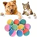 HFLSMHU Soft Foam Ball Cat Toys Set, Bouncy Interactive Chase Balls for Quiet Indoor Play