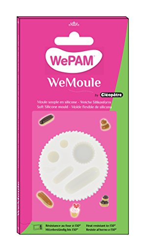 WePAM pf00mc20 WeMoule forme souple siliko pour tous les pâtes à modeler – Muffin et les pâtisseries, matériel d'apprentissage