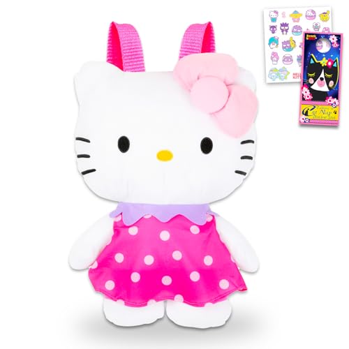 Hello Kitty Conjunto de Mochila de Pelúcia para Meninas - Pacote de Presente Hello Kitty com Hello Kitty Plushie com Alças Ajustáveis Plus Tatuagens Hello Kitty e Mais | Mochila Hello Kitty Mochila, Hello Kitty Plushie, Mochila de Pelúcia Hello Kitty Hello Kitty Gifts, Hello Kitty Plushies, Hello Kitty Toys, Hello Kitty Bicho de Pelúcia, Hello Kitty Pelúcia, Hello Kitty Plush Backpack