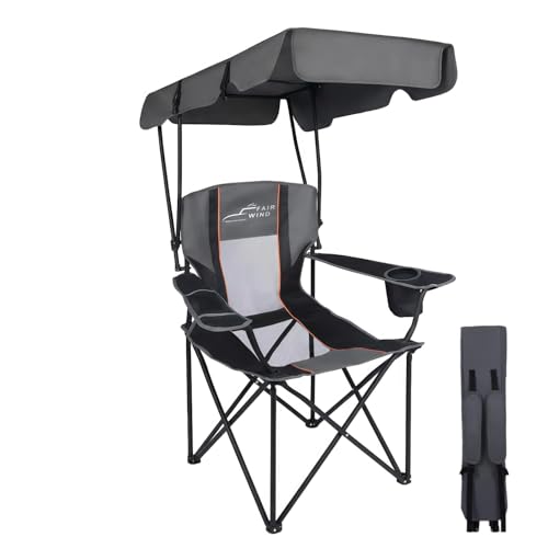 FAIR WIND Portable Canopy Camping Chair