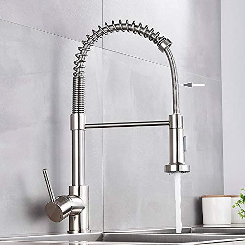 Mitigeur de cuisine extractible eau chaude froide pour simplifier la vaisselle au quotidien