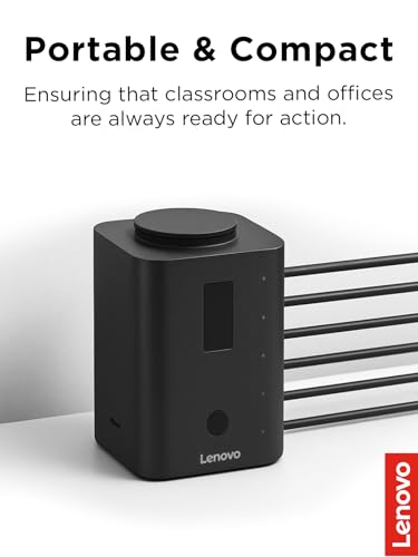 Image of Lenovo Smart Charger, Designed for Chromebooks, Charge 5 laptops at Once and Monitor Their Battery Levels, Integrated 30cm USB-C Cables