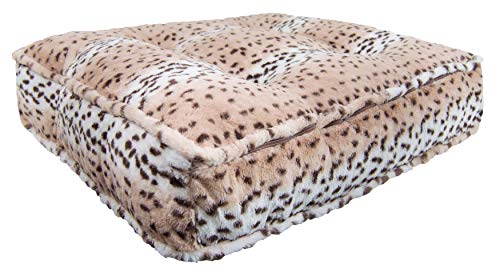Bessie-and-Barnie-Aspen-Snow-Leopard-Luxury-Extra-Plush-Faux-Fur-Rectangle-PetDog-Bed-Multiple-Sizes