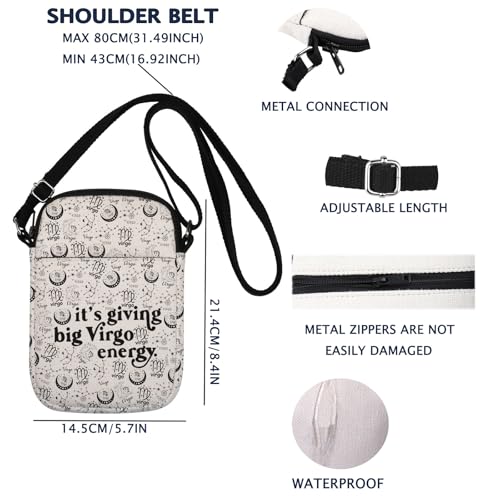 Zodiac Signs Crossbody Bag Horoscope Gift 12 Constellation Birthday Gift Astrologist Bag2