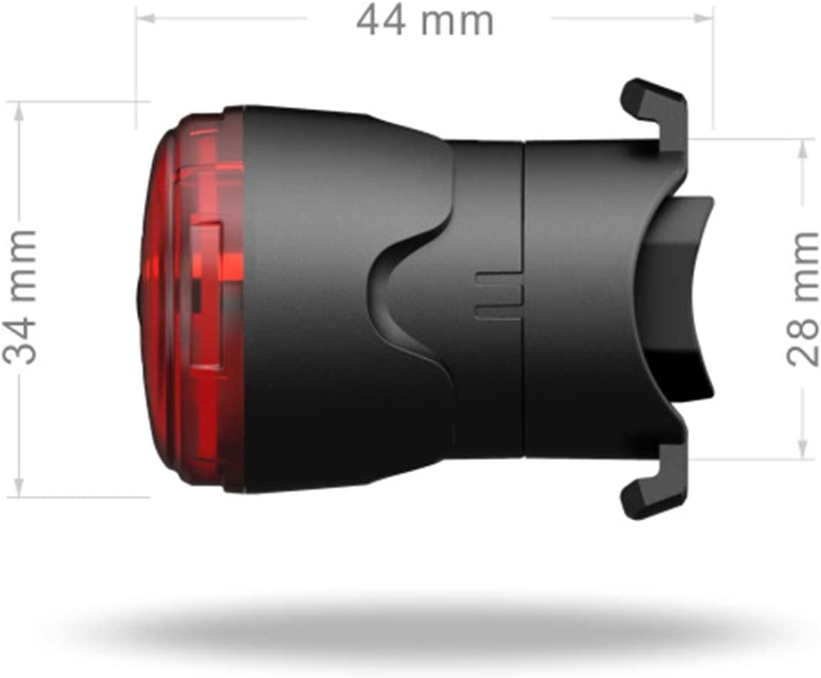 Luce posteriore for bici intelligente, luci posteriori con rilevamento del freno Luce for bici Ricaricabile Accensione/spegnimento automatico Luci for bicicletta a LED impermeabili 6 modalità d