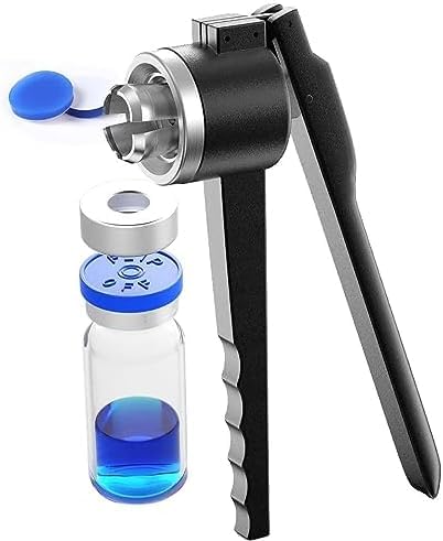 Strumento manuale per tappatura fiale, tenuta stretta, 20-30 bottiglie/min, uso in laboratorio e farmaceutico