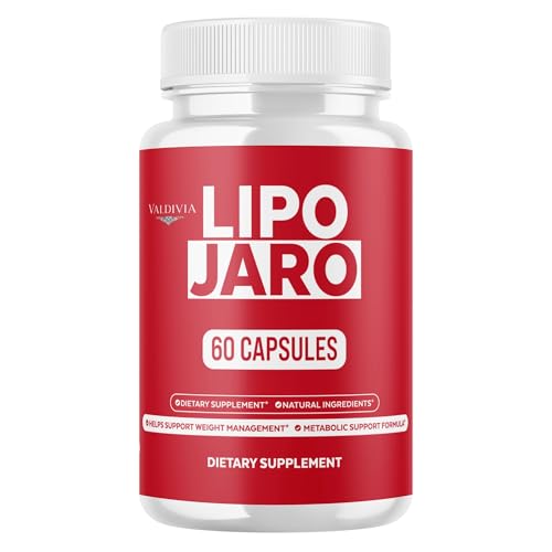 Lipojaro Capsules Official Lipo Jaro with Natural Ingredients Advanced Formula Health and Wellness Support Formula Vitamin Max Strength Active Lifestyle Multivitamin Supplement (60 Capsules)