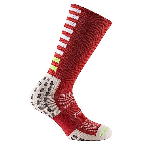 PDX CALZA TECNICA CALCIO PERFECT NEXT SOFT ROSSO, 44-46