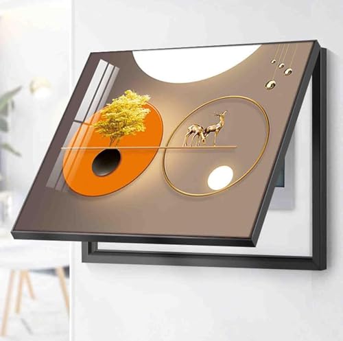 Cacher un compteur électrique d'intérieur facilement avec ce tableau de masquage amovible