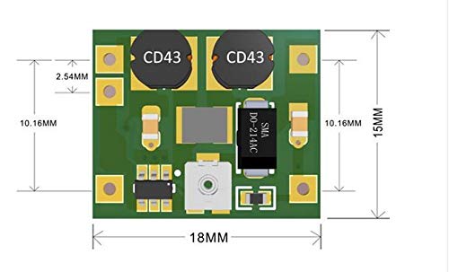 10 unidades Mini módulo regulador de voltaje automático en miniatura 5 v12 v a 3 v3.3 v chip 6 V impulso y 5 W