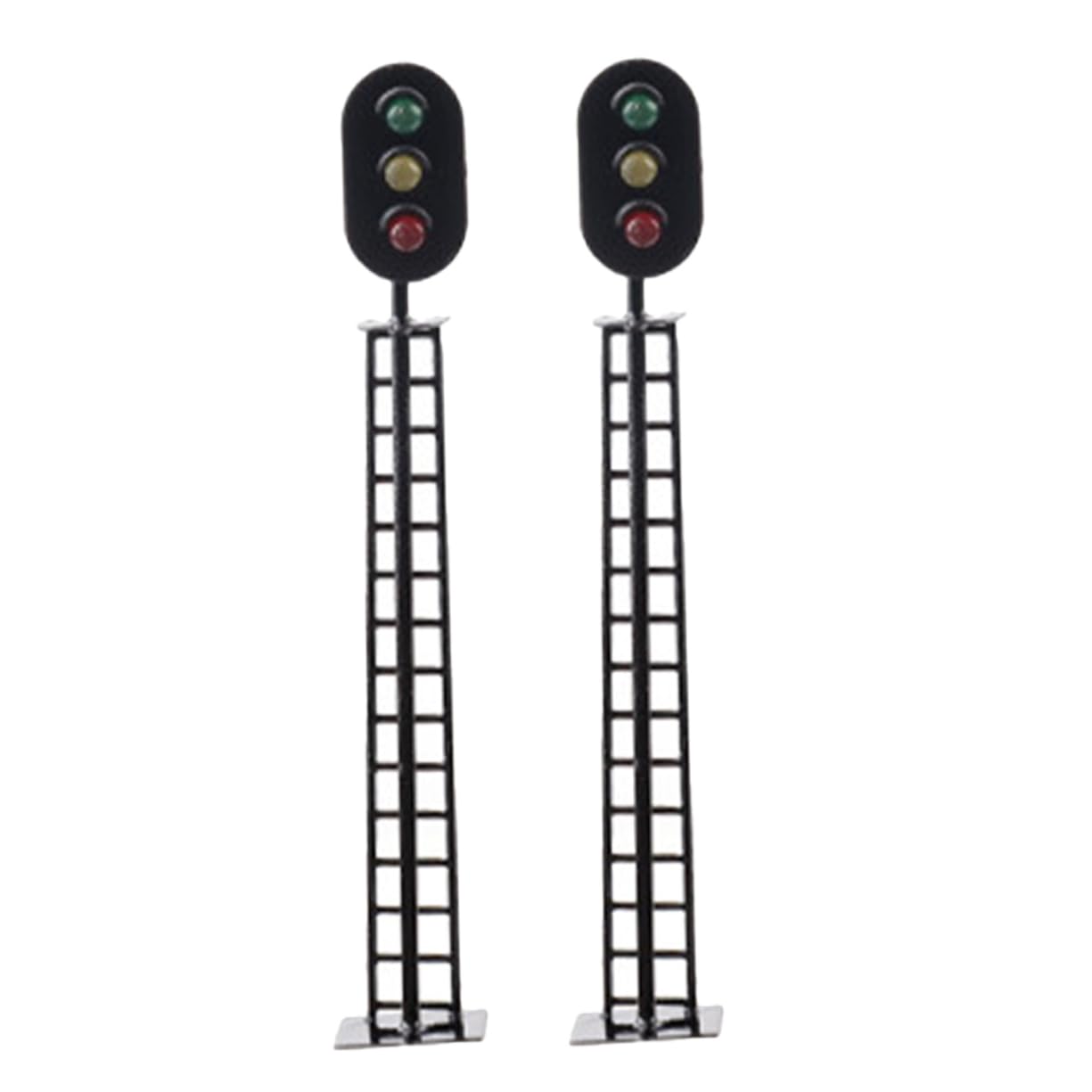 KESYOO 2pcs n Scale Model Train Signal Light Micro Landscape Lamps for DIY Train Layout Decor
