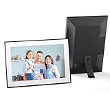 Cornice per foto digitale, touch screen HD da 10,1 pollici, cornice intelligente da 32 GB con oltre 80.000 foto, ricaricabile, funzioni di vita multiple, decorazione da scrivania immagine