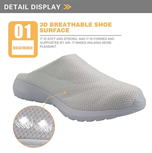 GIFTPUZZ Unisex Garden Shoes Sneakers Backless Casual Slippers Sandals Summer Anti-Slip Beach Clogs4