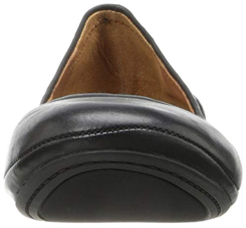 Lucky Brand Women's Emmie Ballet Flat, Black/Leather, 8 M Us #TOP1