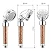 Zhjlut Water-Saving Bathroom Shower Filter SPA Handheld Shower Faucet Sprinkler Pressurized Shower Bathroom Tool
