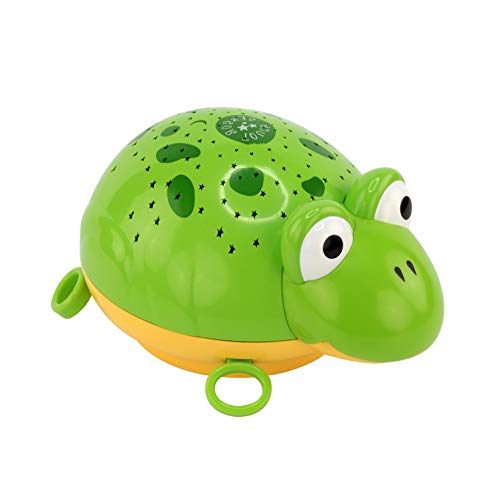 ANSMANN Sternenlicht Frosch LED Nachtlicht Sternenhimmel Projektor Einschlafhilfe für Kinder Babys Stimmungslicht Orientierungslicht Nachttisch Beleuchtung - geprüfte Materialien