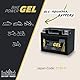 intAct - GEL MOTORRADBATTERIE Bike-Power GEL12-5ZS. Ersetzt YTZ5ZS, YTZ4V, YTZ5S. Motorradbatterie 12V 4Ah 70A. Maße: 113x70x85mm. Mit bis zu 30% mehr Startleistung.