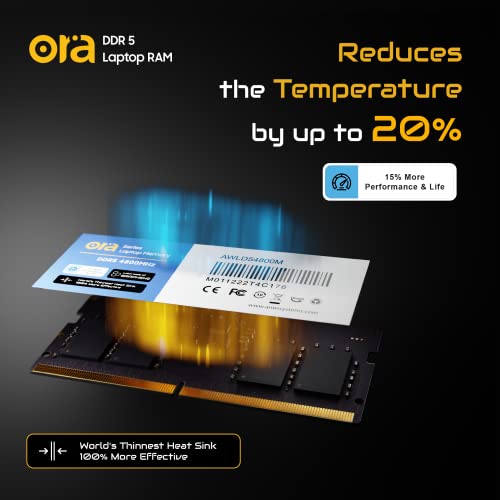 Image of DDR5 8GB Laptop RAM, 4800 MHz Laptop Memory, Anwi ORA