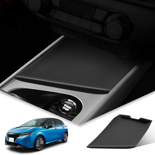 BIBIBO 日産ノート e13 ノートオーラ 専用 コンソールトレイ シリコン製 マット コンソール上段 日産ノート e13 アクセサリー 滑り止め 取付け簡単【2024.1~改良前モデル適応】