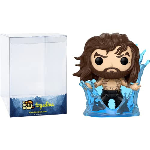 Aquama N (Legion Of Collectors Exc): P O P ! Heroes Vinyl Figurine Bundle With 1 Compatible 'Toysdiva' Graphic Protector (210-13706 - B)