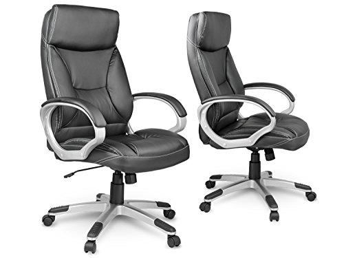 Fauteuil de bureau Sofotel EG-223 en cuir au design élégant