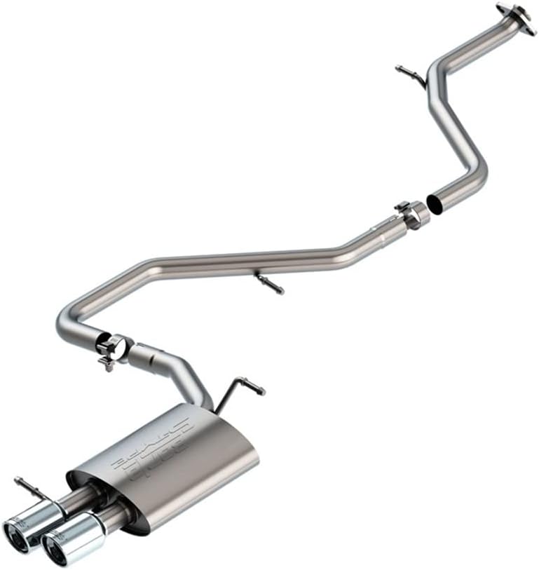 BORLA 140845 Cat-BackPerformance Exhaust System for 2020-2023 Toyota Corolla SE/XSE 2.0L 4 Cyl. Automatic/Manual Transmission Front Wheel Drive 4 Door Sedan.